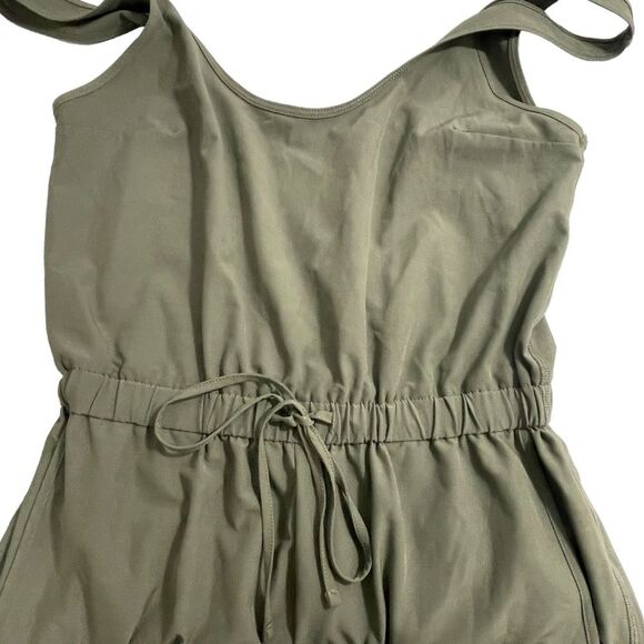 Abercrombie & Fitch Jumpsuit Traveler Jogger Olive Green Size ST SMALL TALL - Picture 3 of 6
